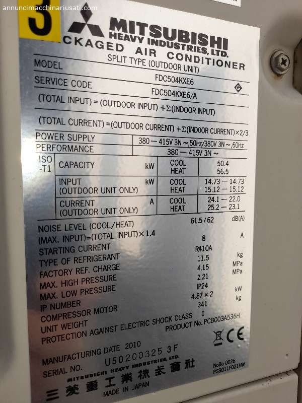 aire acondicionado industrial