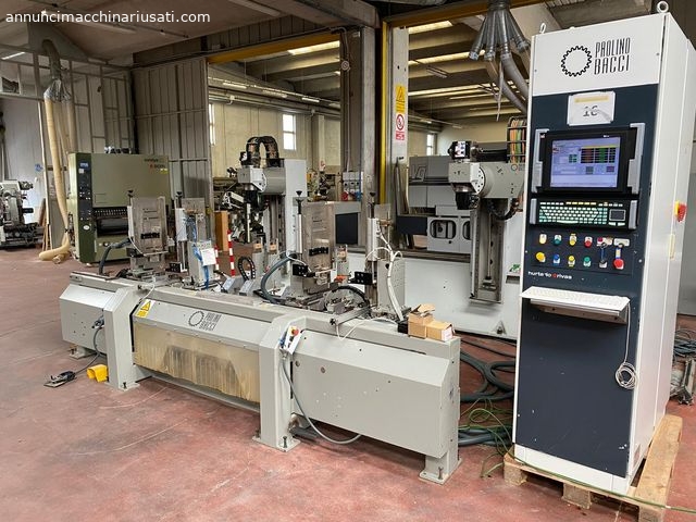 CENTRO DI LAVORO CNC 5 + 5 ASSI BACCI MOD. DOUBLE JET