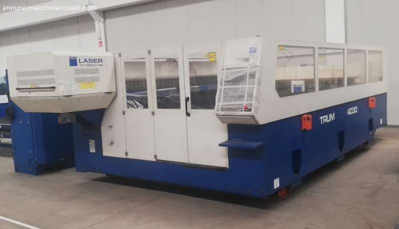 Trumpf Trumatic 4030 4000 w laser cutting