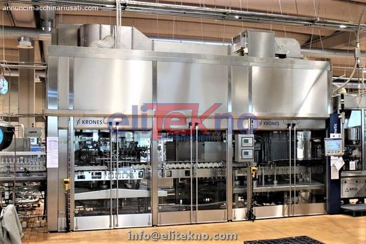 Used KRONES bottling line – 12,000 bph