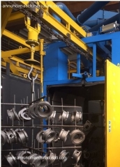 Granigliatrice a GRAPPOLO per pezzi appesi