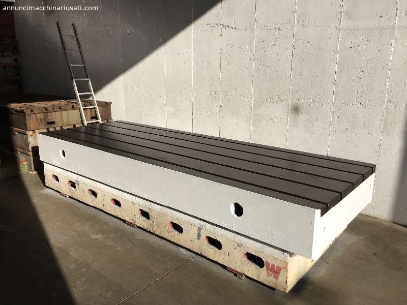 0.56 E. per Kg Cast iron tops with T-slots