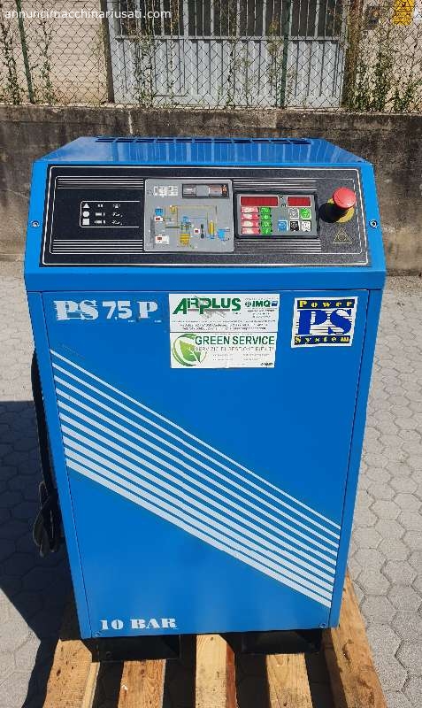 Compresseur à vis POWERSYSTEM PS7.5 7.5KW 10HP/CV 10BAR