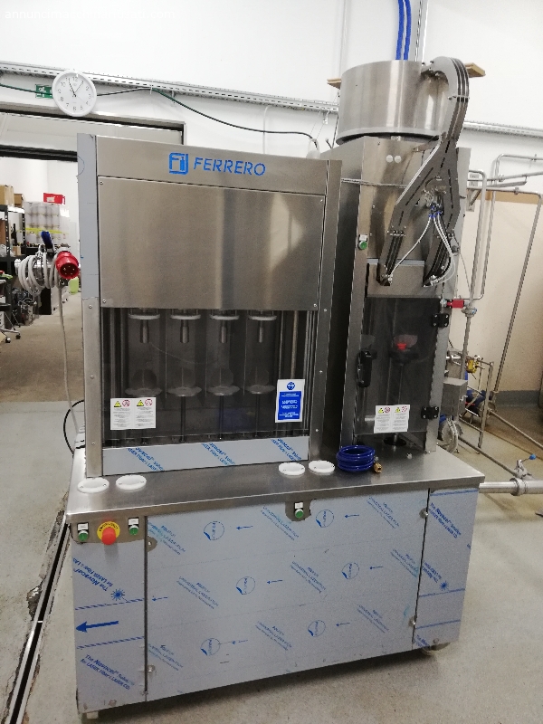 Used filling monoblock Ferrero ISO 4/4/2C 500 bph a