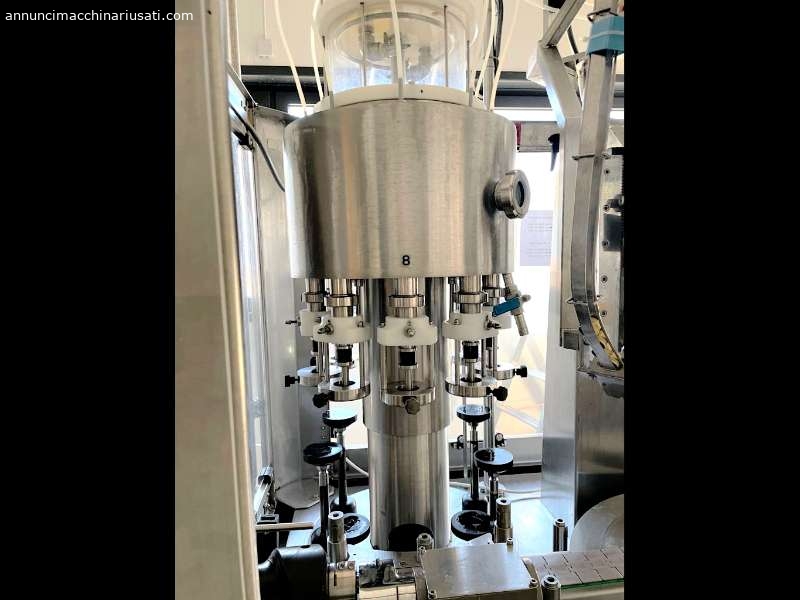 Used filling machine for oil Calò &amp; Figli model Luca 9 speed