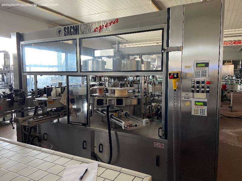 Used Sacmi Opera labeling machine 2002