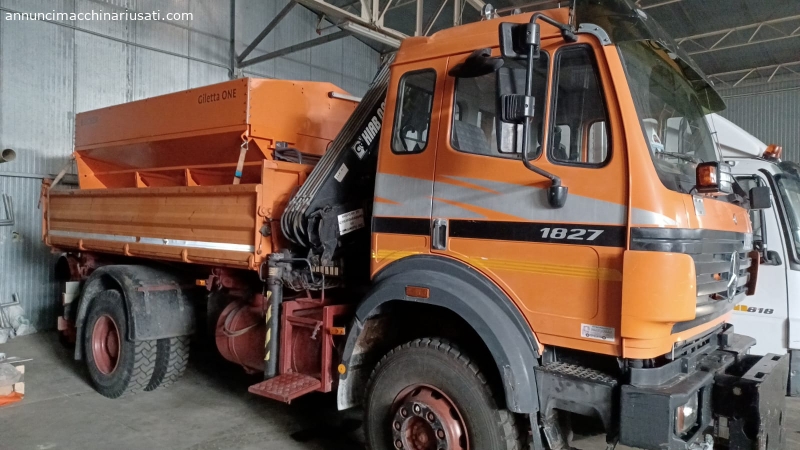 SNOW PLOW MERCEDES BENZ 1827 AK