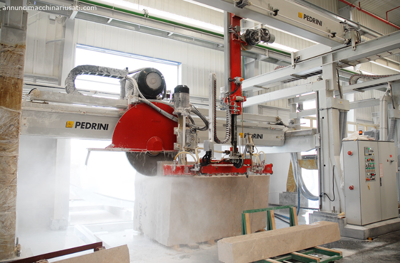 PEDRINI M 586 MA 150/4 block cutter used for marble