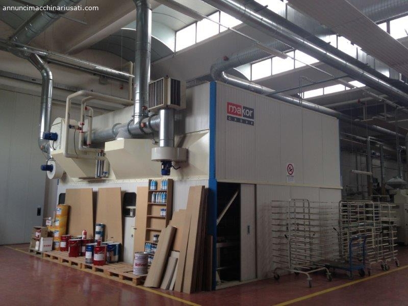 Horno vertical para perfiles Makor
