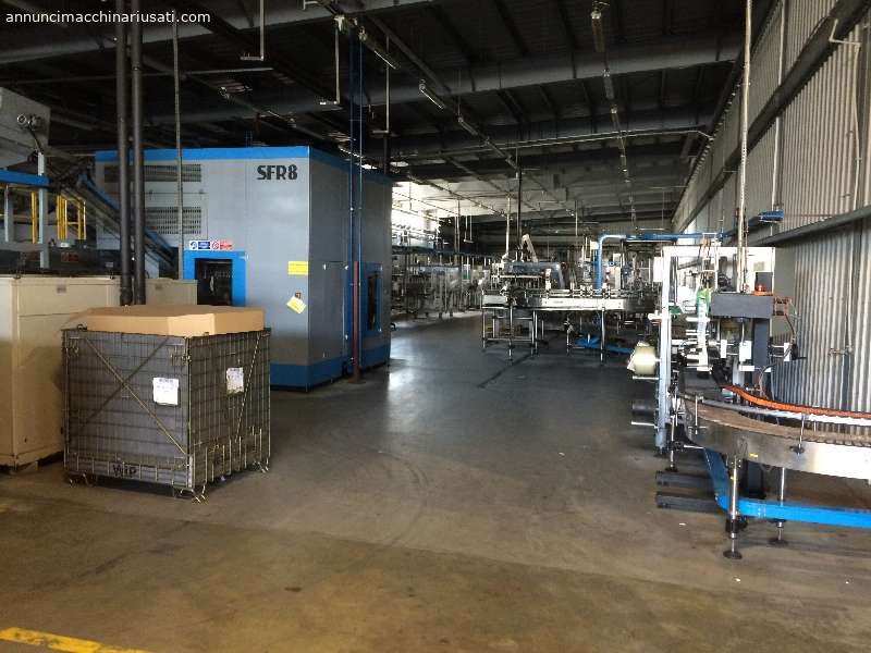 Used complete PET bottling line KHS 2003