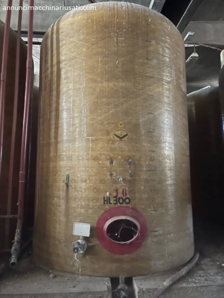 TANQUE DE FIBRA DE VIDRIO PARA VINO CAPACIDAD HL 300