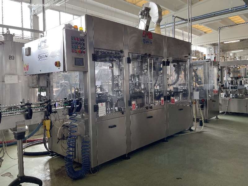 Used complete bottling line Fimer 2002