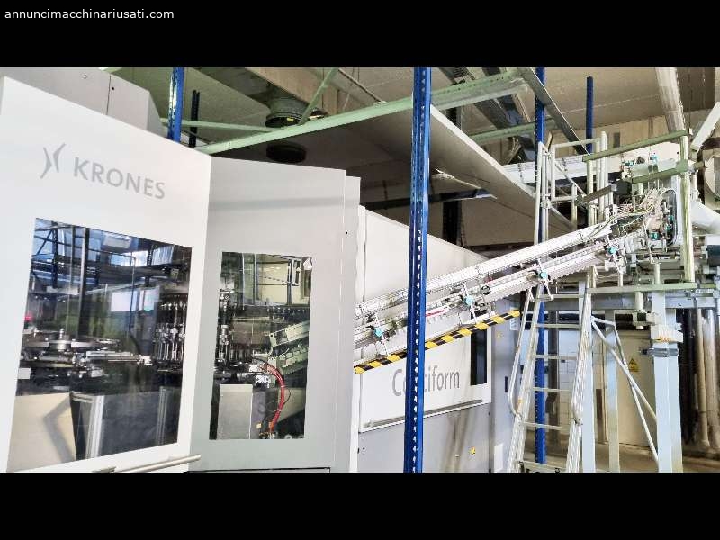 Used Krones complete dairy filling line 201