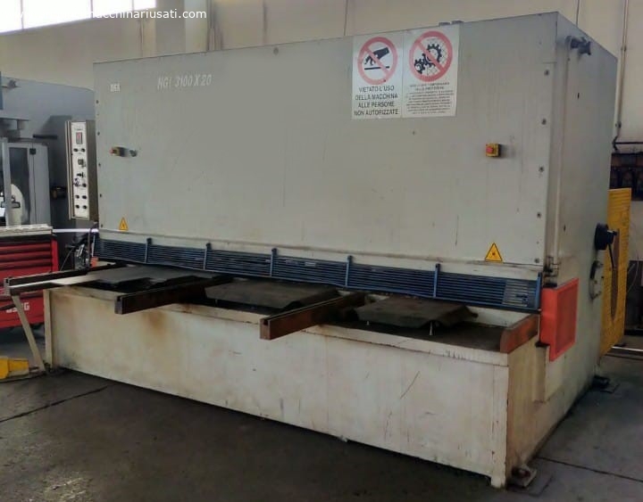 Ermasan sheet metal shears mod. hgd 3100-20 