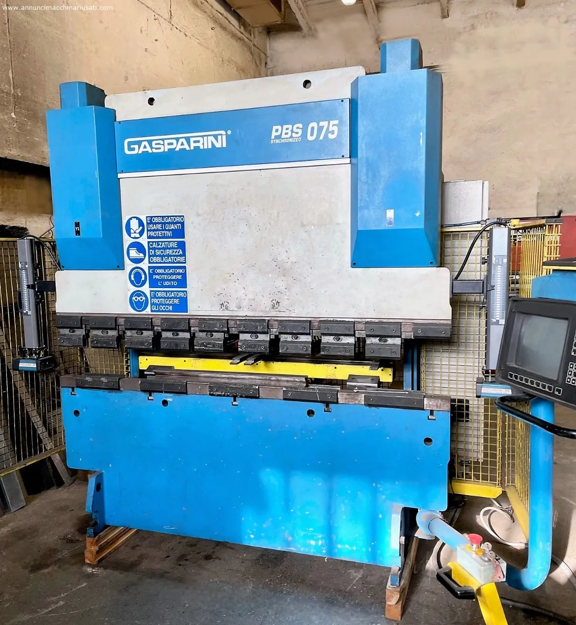 GASPARINI Blechbiegemaschine Mod PBS i 075/2000