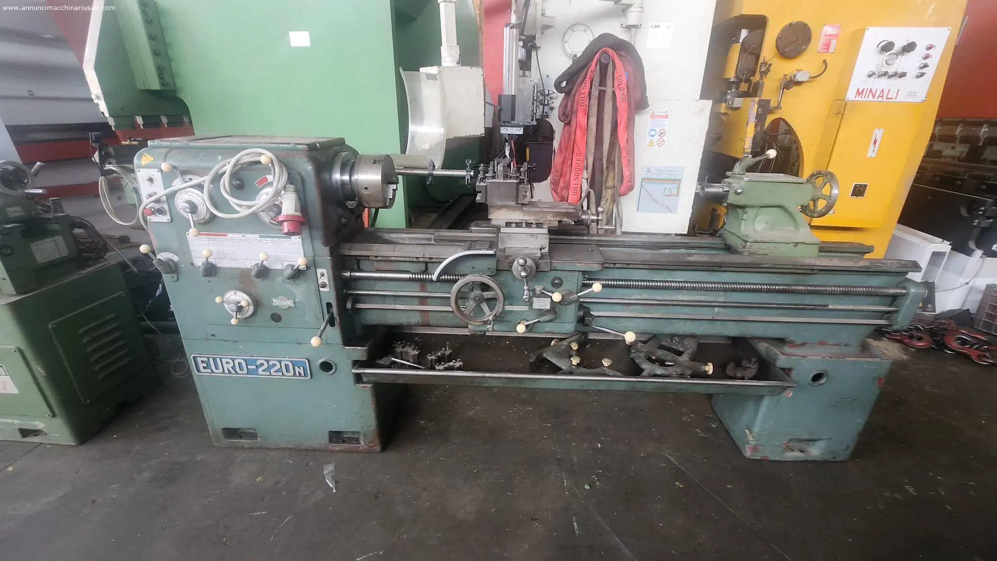 PASQUINO parallel lathe Mod Euro 220 x 1500