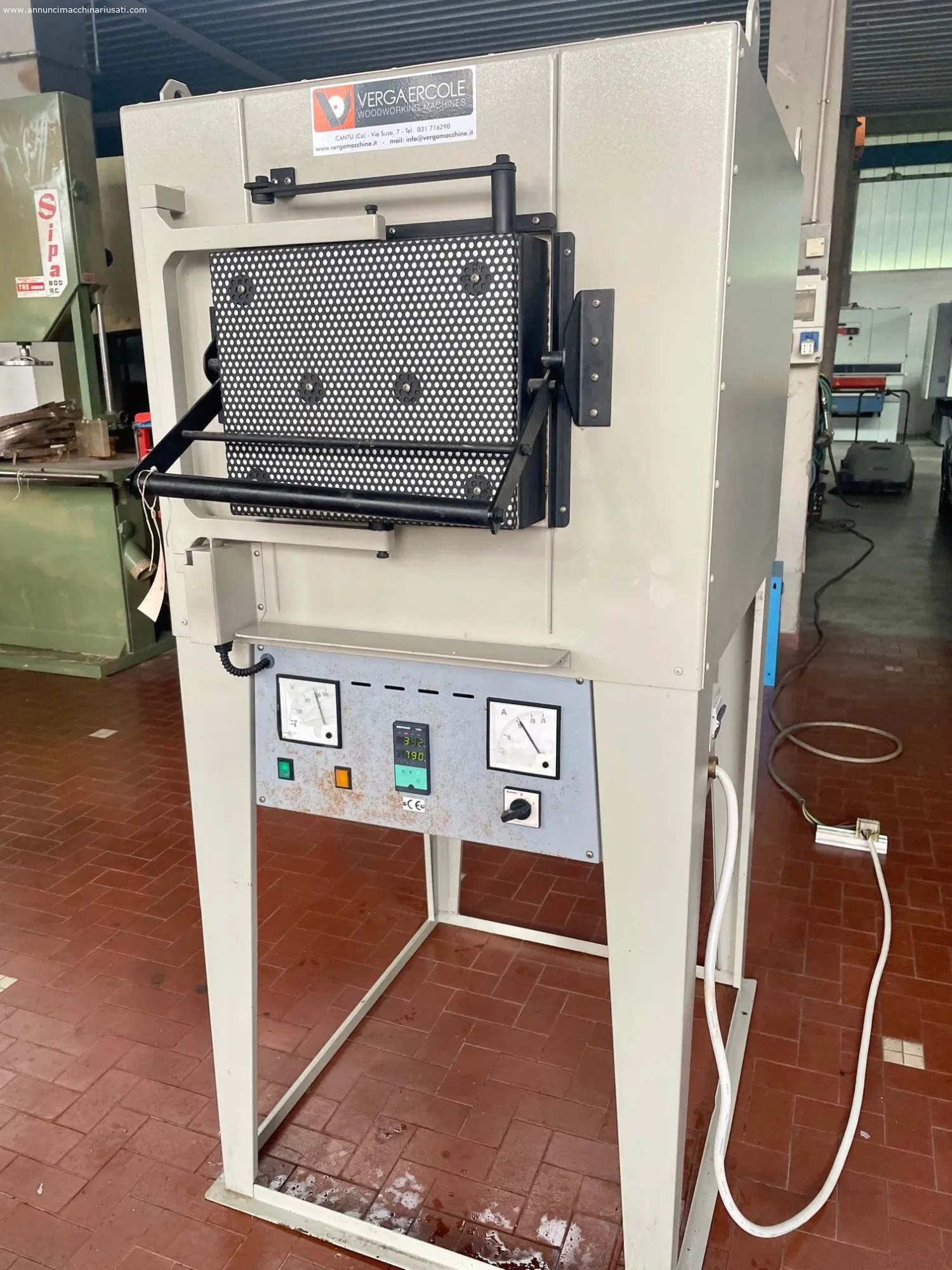 Used heat treatment oven PREDERI VITTORIO mod. FT 