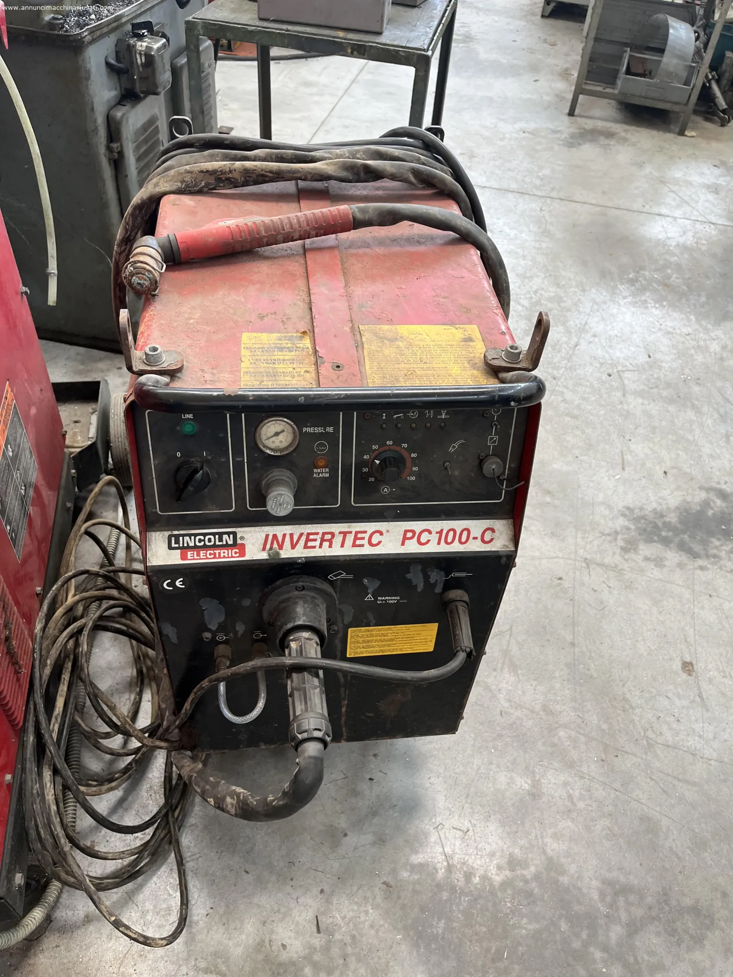 PLASMA LINCOLN INVERTEC PC100-C USADO