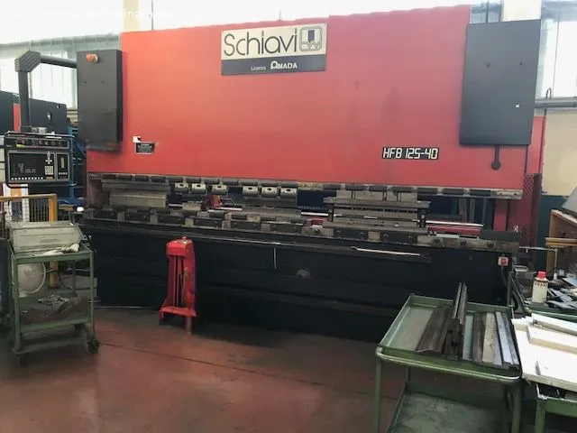 Schiavi Mod HFB 125/40 sheet metal bending machine