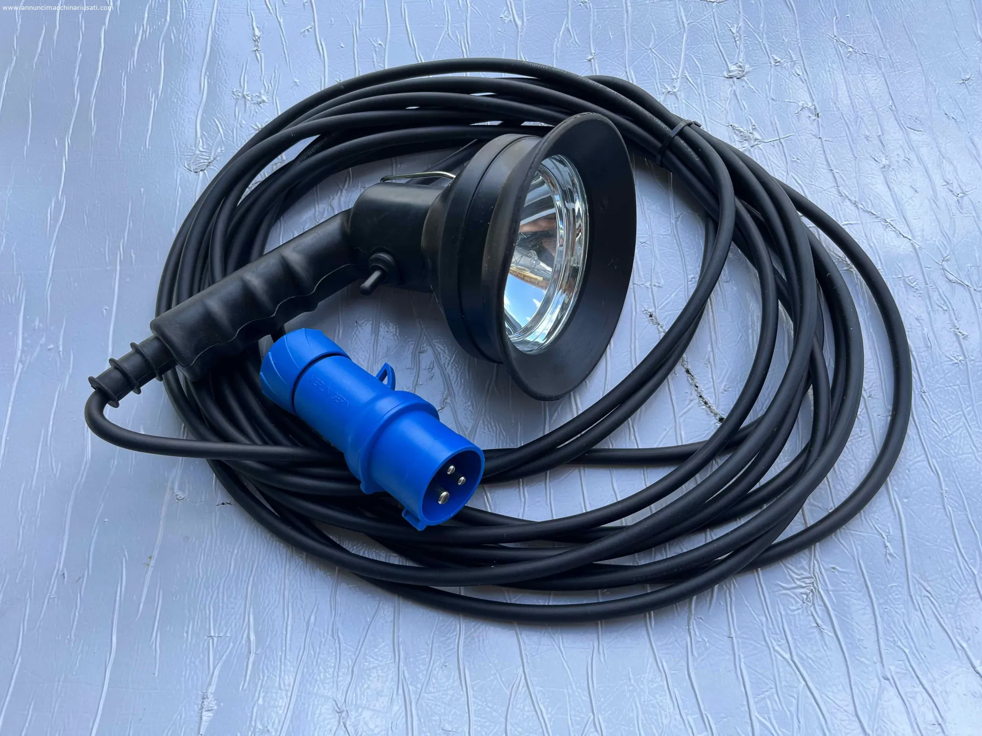 Lampada portatile ispezione alogena in gomma IP55