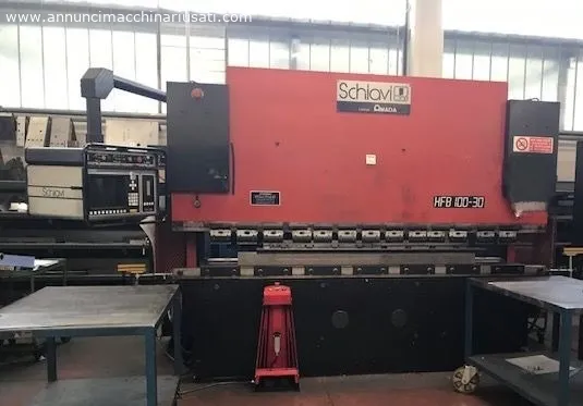 Schiavi Mod HFB 100/30 sheet metal bending machine