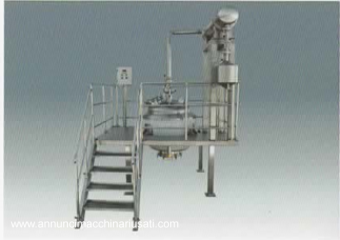 Extractor con vapor de vacío.
