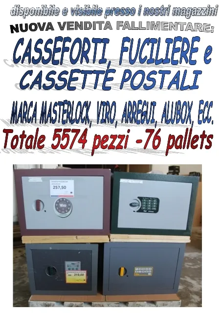 Venta en stock de cajas fuertes, cajas para rifles y buzones 5574p