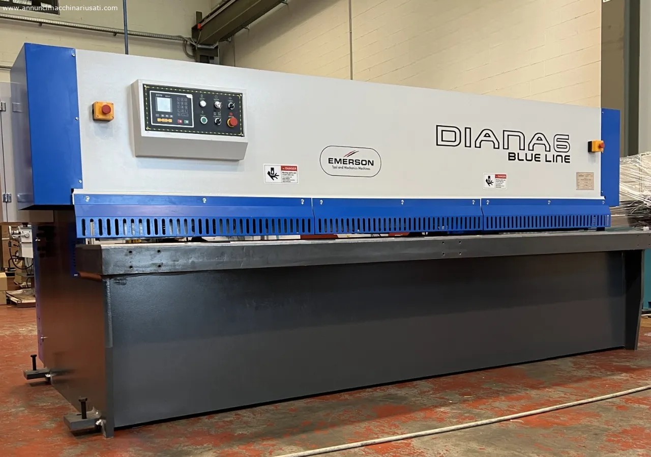 Emerson Diana Blue Line 3200 X 6 sheet metal shear