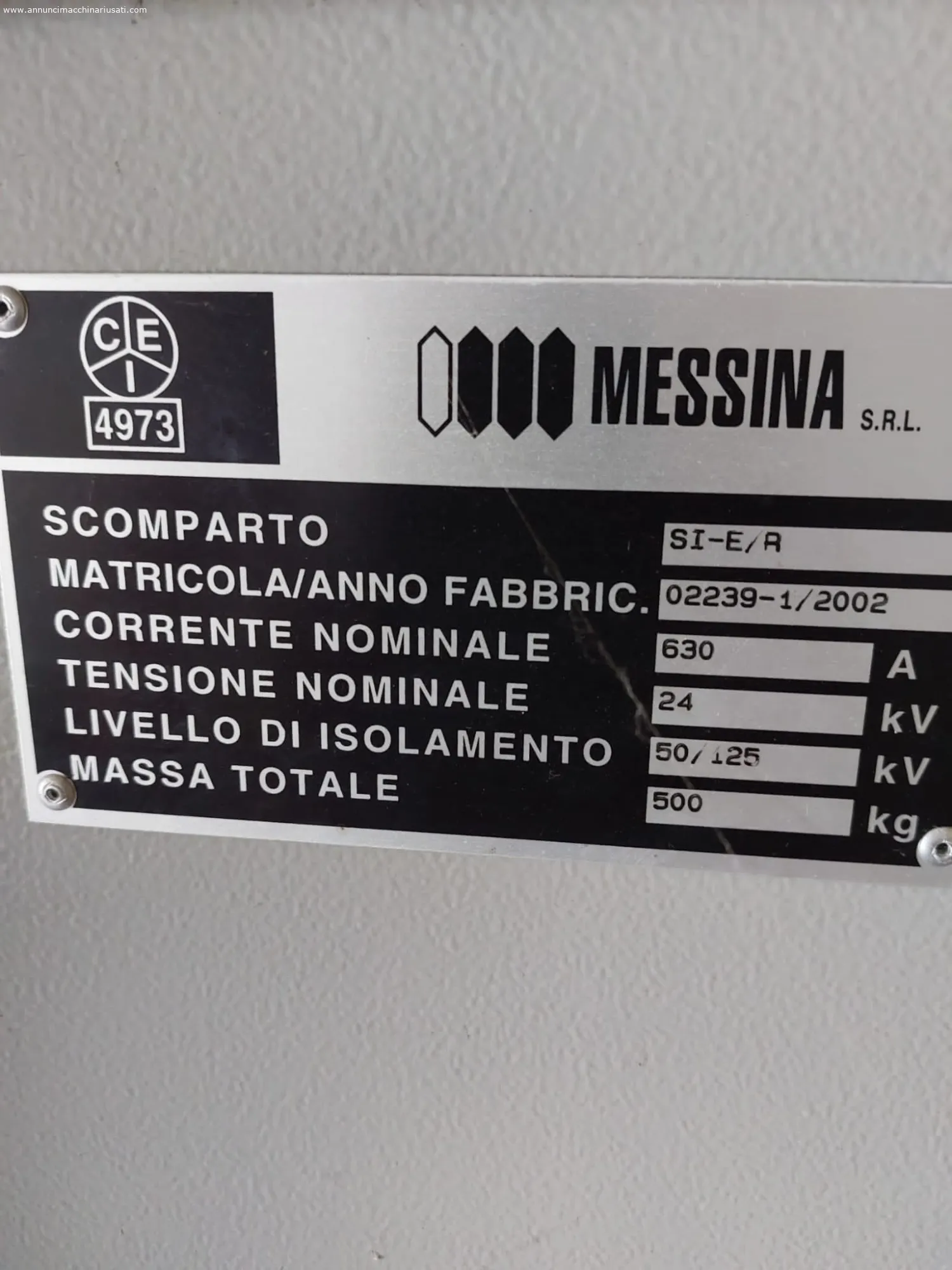 Cabina elettrica 600 kwH
