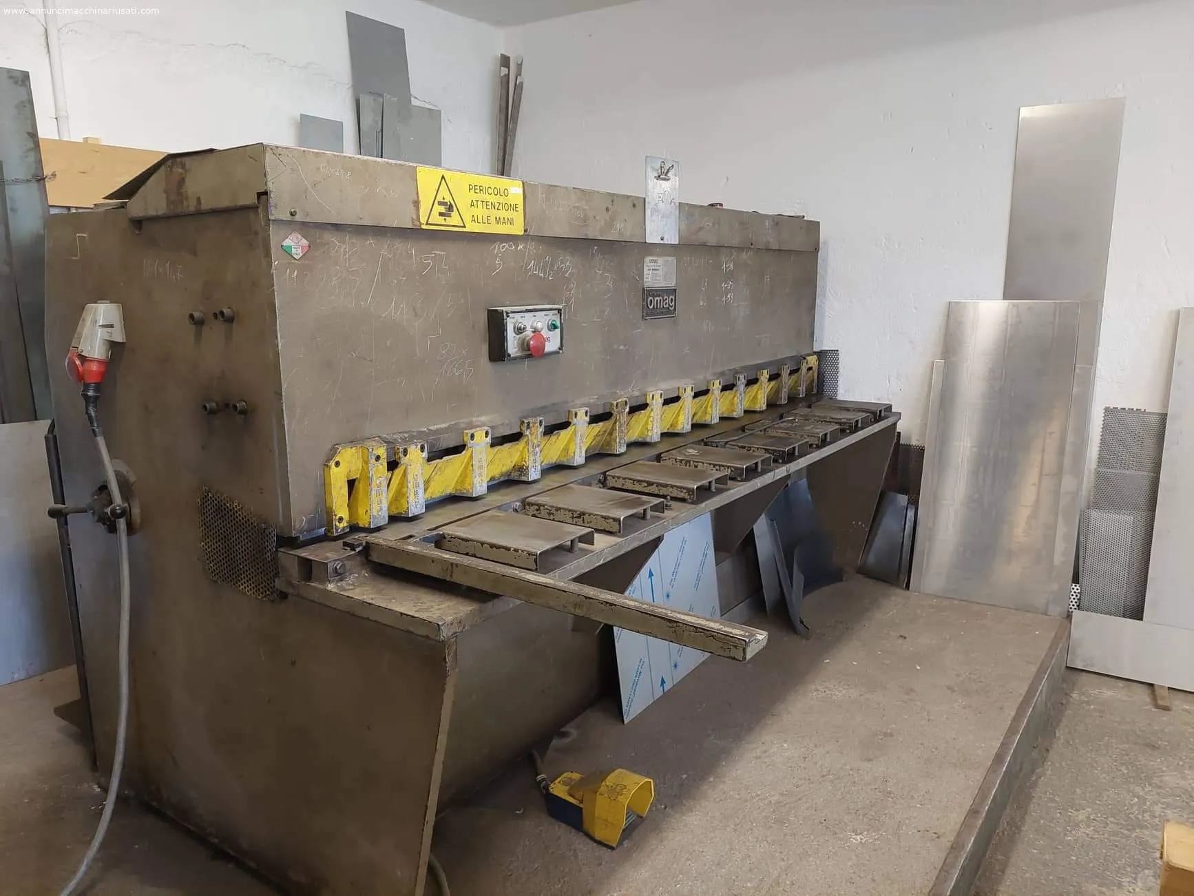 CESOIA OMAG 2500 X 4 IDRAULICA 