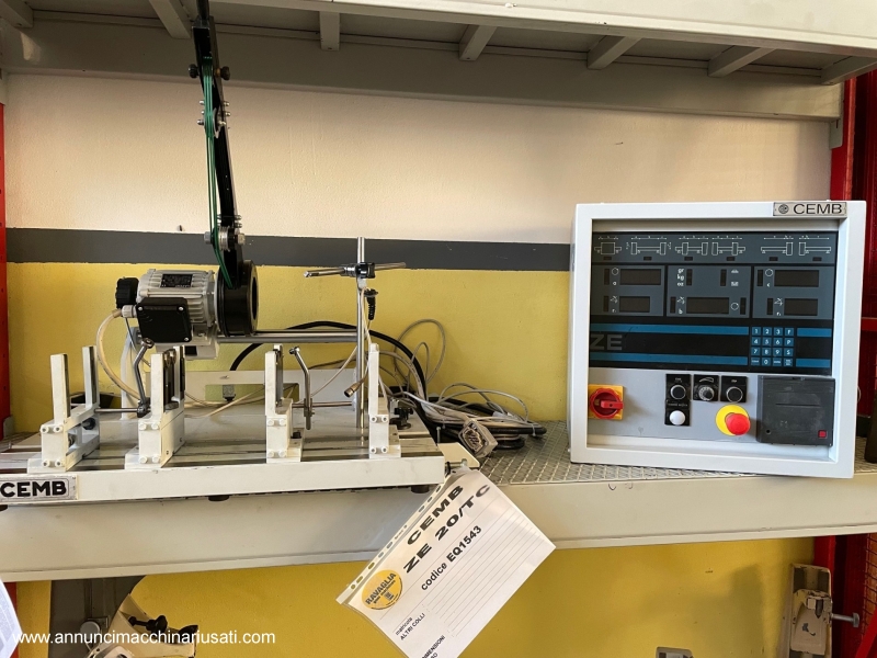 Machine d&#39;équilibrage horizontale pour rotors CEMB ZE 