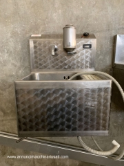 Wall sink with sterilizer