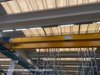 Used overhead cranes 6.3 tons 16.77 m