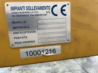 BILANCINO USATO PER FASCI PORTATA 1600KG